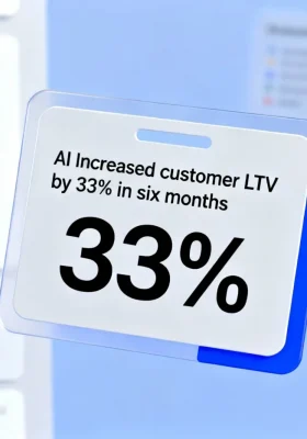 Кейс SaaS-стартапа: AI увеличил LTV клиентов на 33% за полгода