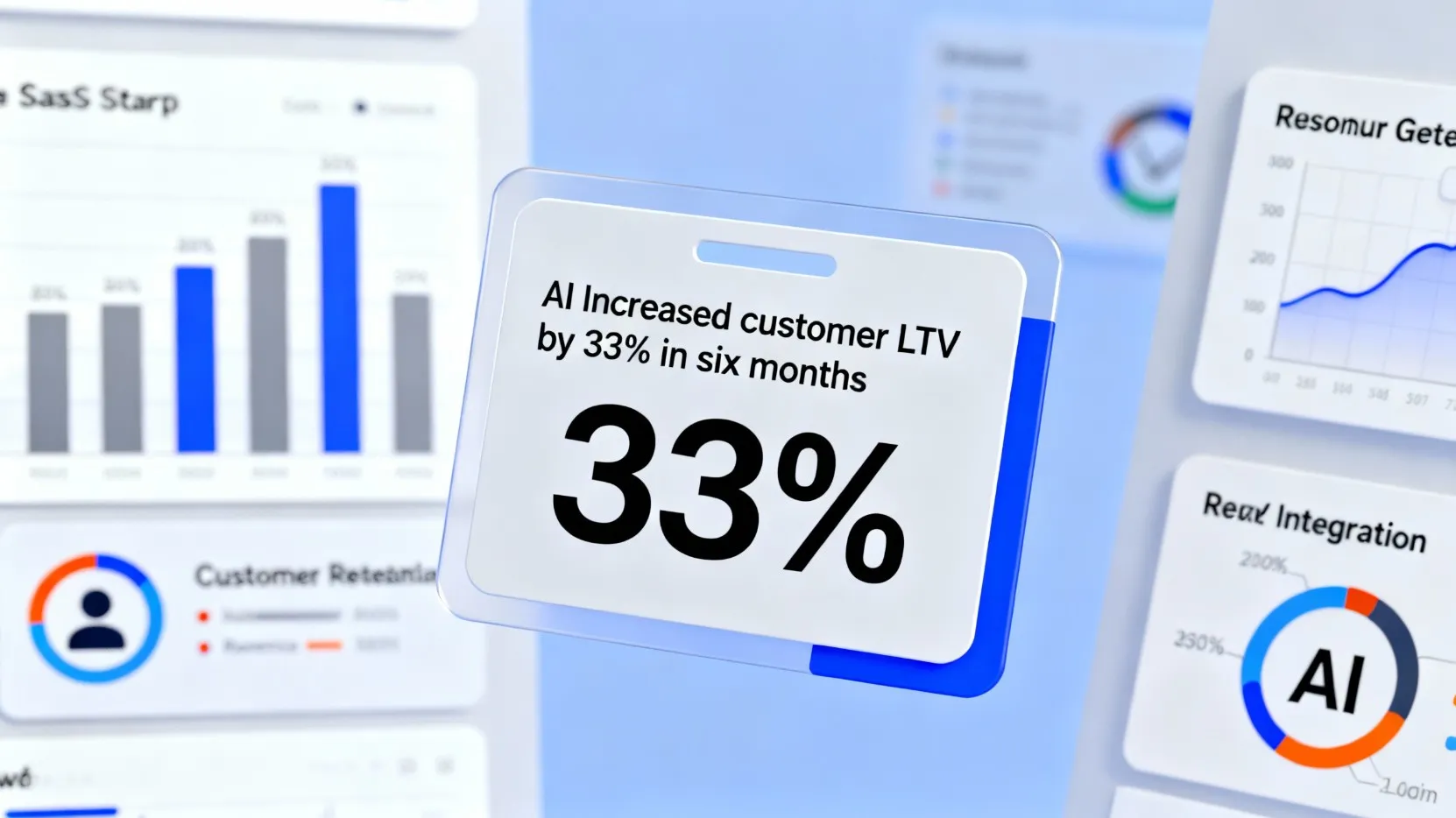 Кейс SaaS-стартапа: AI увеличил LTV клиентов на 33% за полгода