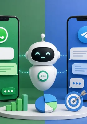 Чат-бот в WhatsApp и Telegram: как выбрать канал для продаж