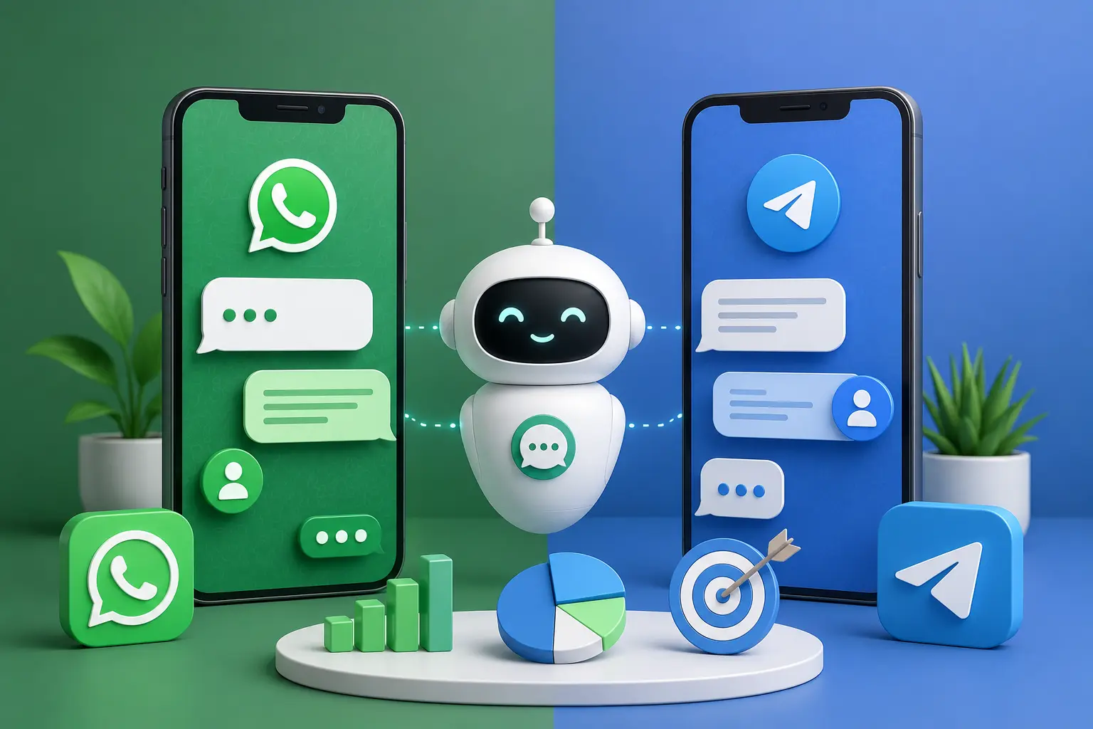 Чат-бот в WhatsApp и Telegram: как выбрать канал для продаж